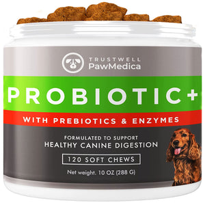 Dog Probiotics & Digestive Enzymes - (120ct)